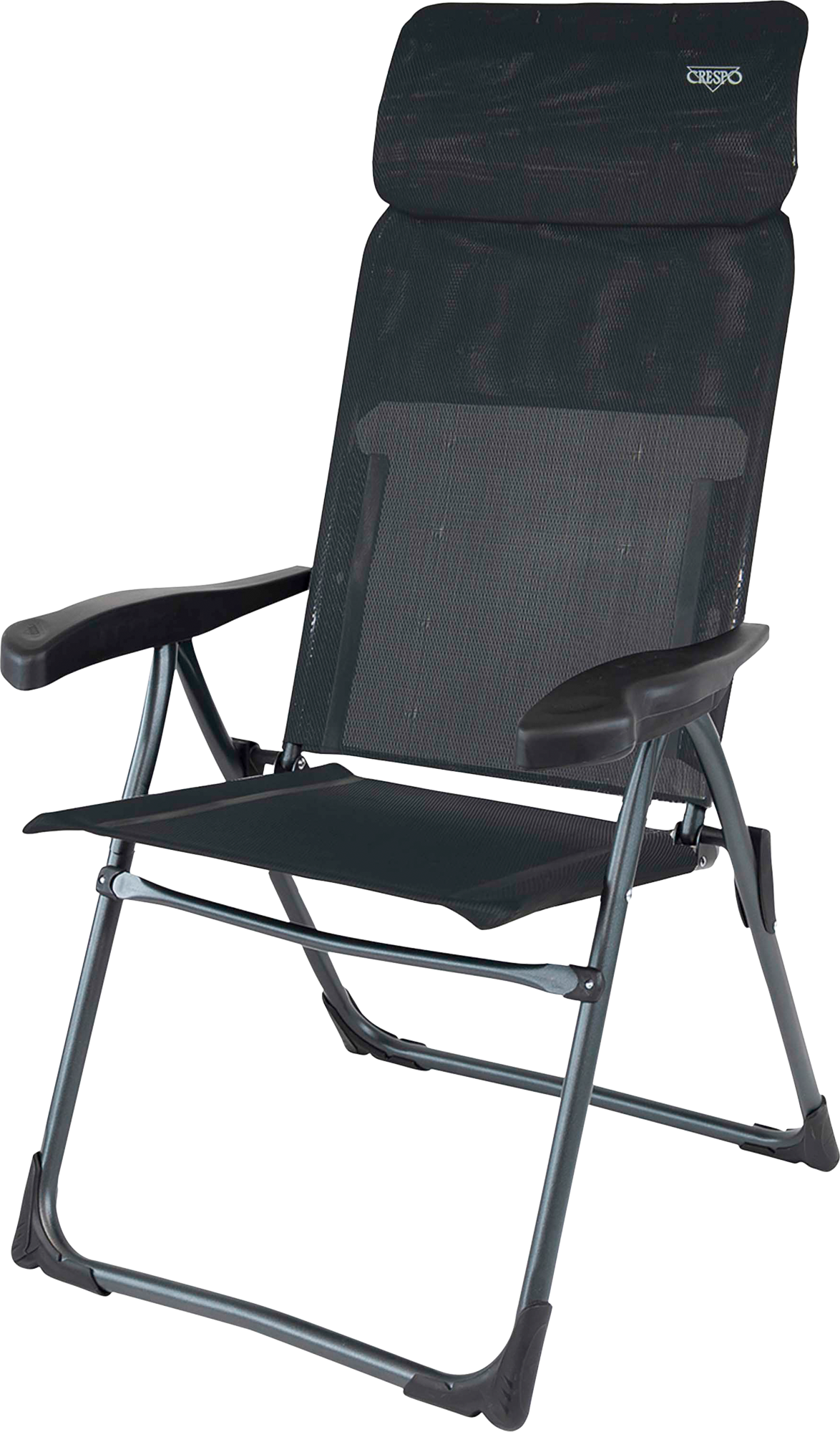Crespo+aluminium+chaise+pliante+al/213-c-10+noir
