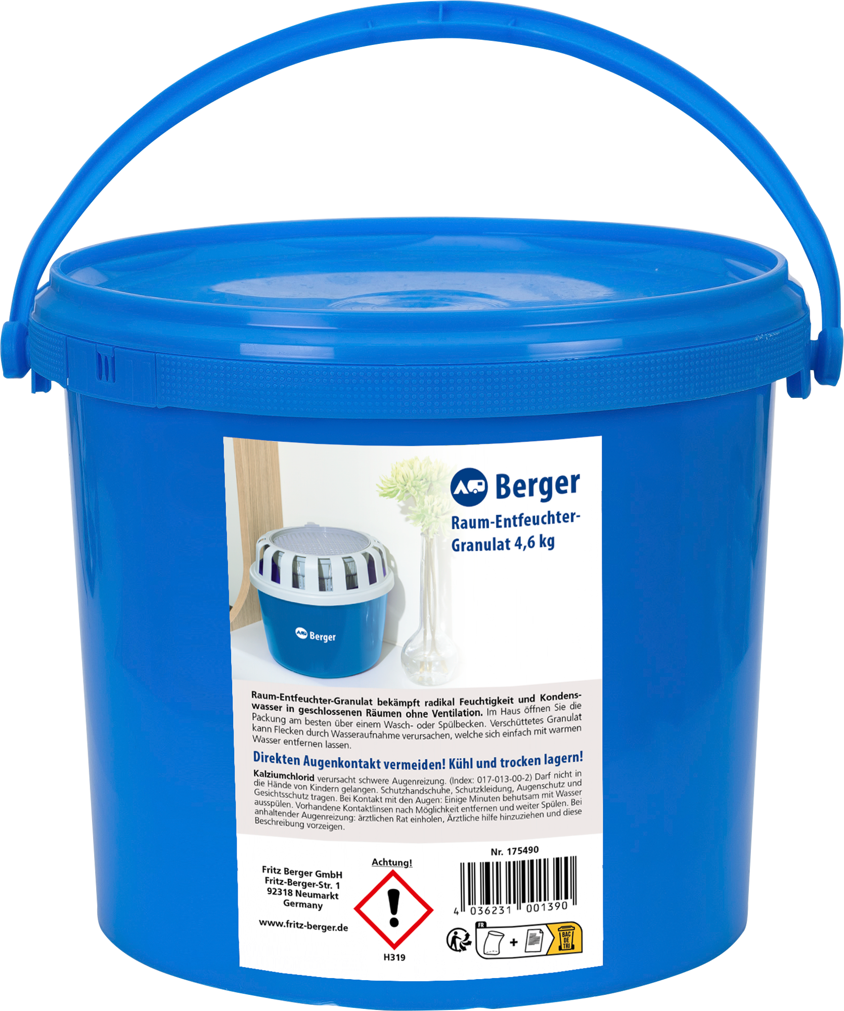 Granulés pour déshumidificateur d'air Berger, 4,6 kg - Accessoires de  camping Berger Camping