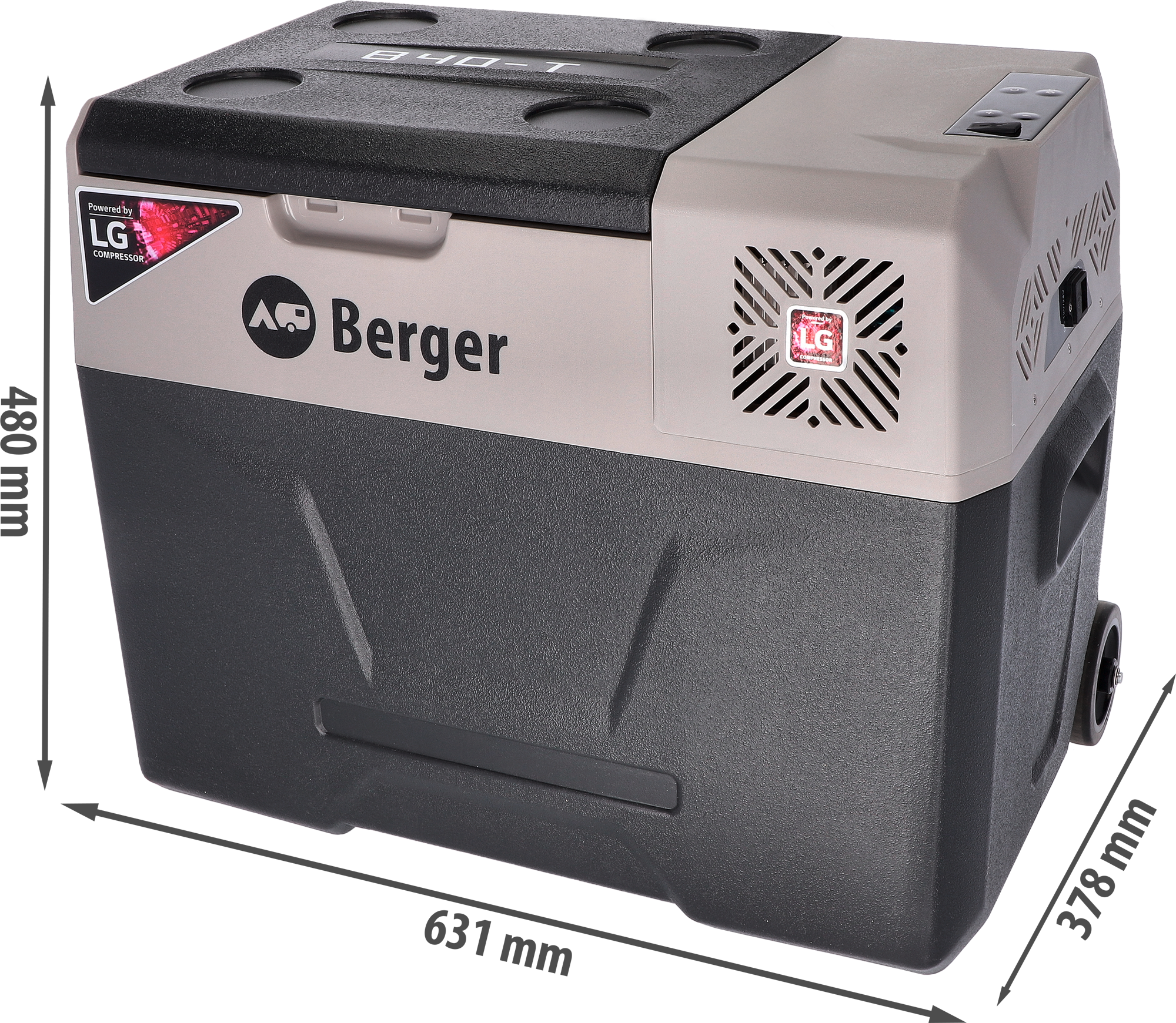 Glacière à compresseur B40-T, 39 L, Berger